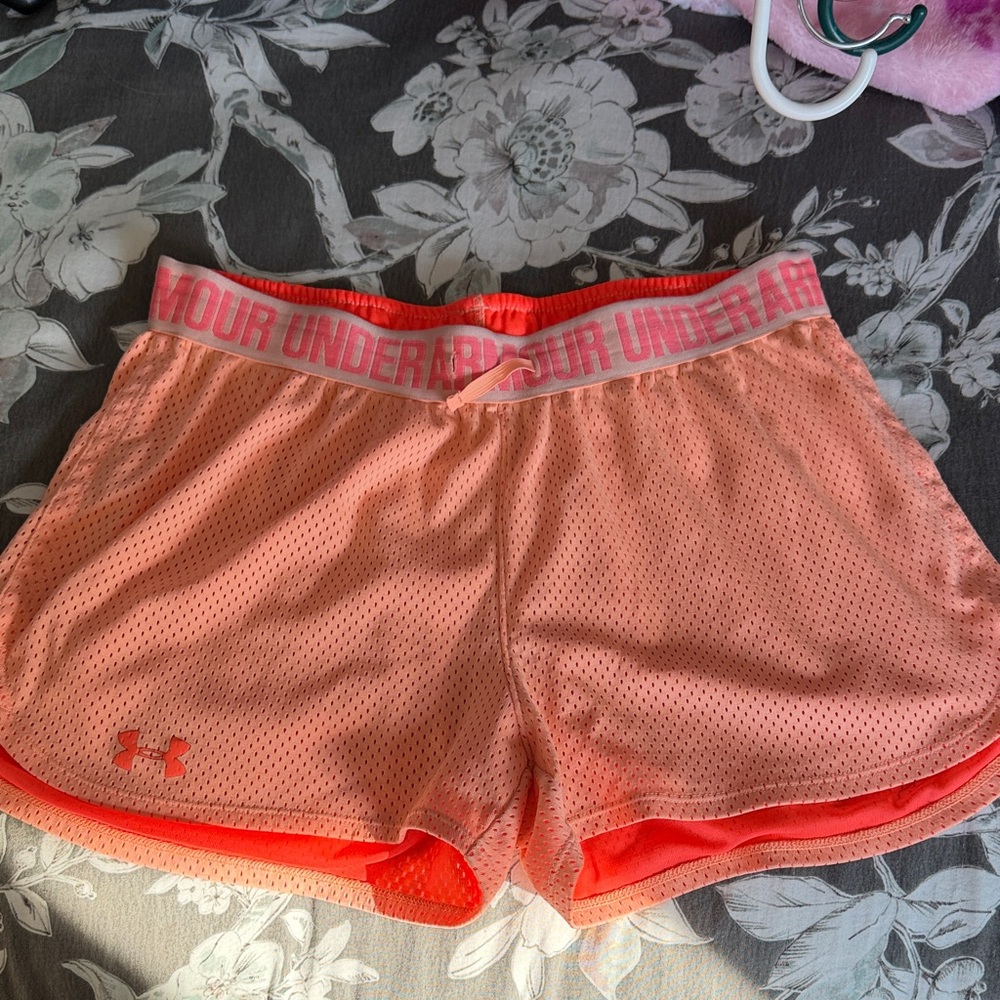 Under Armour Women's Coral Athletic Shorts